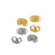 Chiusura per Orecchini in Acciaio Inossidabile 316 6x4 mm