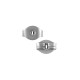 Stainless Steel 316 Earring Back Safety 6x4mm