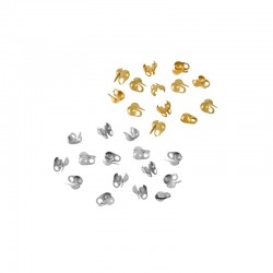 Stainless Steel 304 Clamshell Bead Tip (Calotte) 1.5mm