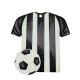 Wooden Pendant Football Jersey Shirt w/ Ball 65x70mm