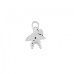 Zamak Charm Starfish 23x17mm