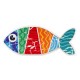 Wooden & Plexi Acrylic Deco Fish 125x51mm