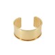 Brass Bracelet Base 30x66mm for 30mm Flat Cords