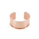 Brass Bracelet Base 30x66mm for 30mm Flat Cords