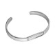 Bracelet ajustable en Métal/Laiton 67x9mm avec support pour gravure laser