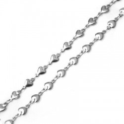 Catena in Acciaio Inossidabile Cuore 5.5x5mm