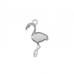 Zamak Charm Flamingo 18x26mm