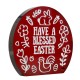 Plexi Acrylic Deco Chicken "Blessed Easter" 80x85mm