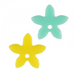 Plexi Acrylic Charm Starfish 15mm