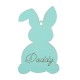 Wooden Pendant Easter Bunny 'Daddy' 89x55mm