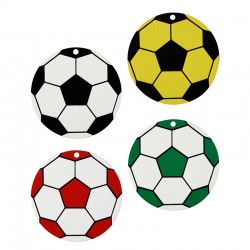 Ξύλινο Μοτίφ Μπάλα Ποδοσφαίρου 50mm