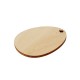 Wooden Pendant Oval With Eye 55x43mm