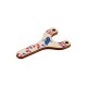 Wooden Pendant Sling Airplane 30x55mm