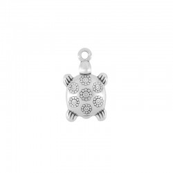 Zamak Charm Turtle 10x13mm