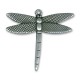 Zamak Pendant Dragonfly 43x39mm