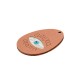 Wooden and Plexi Acrylic Pendant Oval Eye 65x45