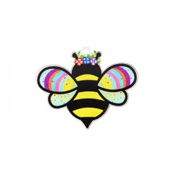 Plexi Acrylic Pendant Bee 55x44mm