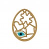 Gold/Pearlised White/Pearlised Turquoise/Black