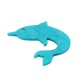 Plexi Acrylic Pendant Dolphin 38x47mm (2pcs/Set)
