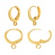 Brass Earring Clip Round 11.5mm
