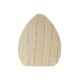 Wooden Deco Egg 110x90mm