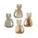 Ceramic Pendant Cat w/ Enamel 36x54mm