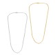 Brass Necklace Chain w/ Clasp 445mm/2.4mm