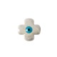 Enamel Ceramic Cross Eye 12mm (Ø 3mm)
