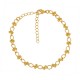 Catena per Bracciale in Ottone con Perline 4.2 mm 150 mm