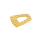 Brass Charm Trapezoid 18x21mm