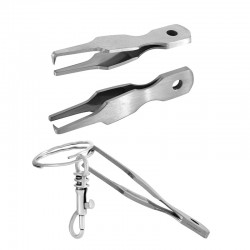 Stainless Steel 420 Tool to Open Keyrings 60x1.1mm