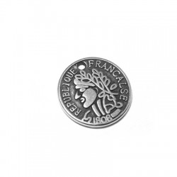 Μεταλλικό Ζάμακ Χυτό Μοτίφ Νόμισμα 15mm