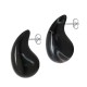 Acrylic Earring Drop w/ Clasp 17x30mm