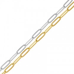 Chaîne maille Ovale 4x12mm/08mm en Acier Inoxydable 304
