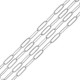 Stainless Steel 304 Chain Rings Oval 4x12mm/0.8mm