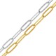 Stainless Steel 304 Chain Rings Oval 4x12mm/0.8mm