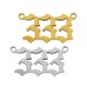 Ciondolo in Acciaio Inossidabile 304 con Numeri Angelici 333 22X12 mm