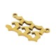 Breloque  Nombre d'Anges “333”  22x12mm en Acier Inoxydable 304