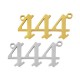 Breloque  Nombre d'Anges “444”  25x11mm en Acier Inoxydable 304