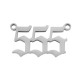 Breloque  Nombre d'Anges “555”  23x11mm Acier Inoxydable 304