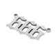 Breloque  Nombre d'Anges “666”  24x12mm en Acier Inoxydable 304