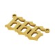 Ciondolo in Acciaio Inossidabile 304 con Numeri Angelici 666 24X12 mm
