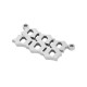 Ciondolo in Acciaio Inossidabile 304 con Numeri Angelici 888 25X12 mm