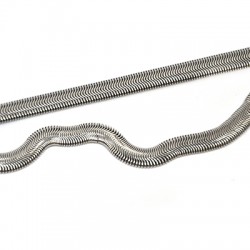 Brass Chain Flat Snake Effect 6mm