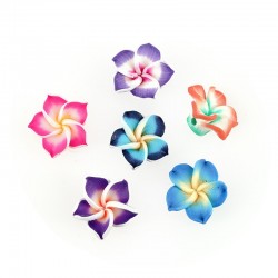 Mosaic Slider Flower 15mm (~25pcs/string)