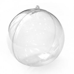 Polyester Deco Ball Openable 160mm (2pcs/Set)