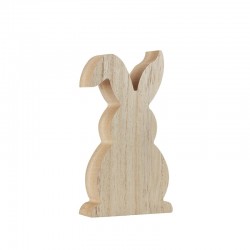 Wooden Deco Rabbit 140x86mm