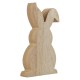 Wooden Deco Rabbit 140x86mm