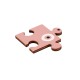 Wooden Painted Pendant Puzzle Eye 45mm