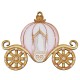Wooden Pendant Carriage 80x59mm